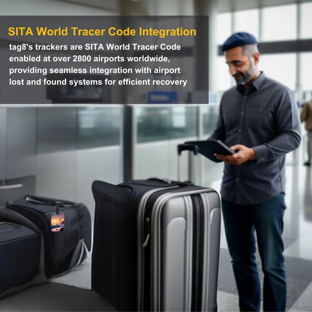 Smart Bag Security Tag - San Francisco  [Pack 2]-4